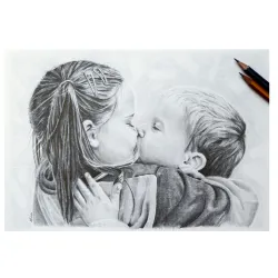 Portret grafitowy A4