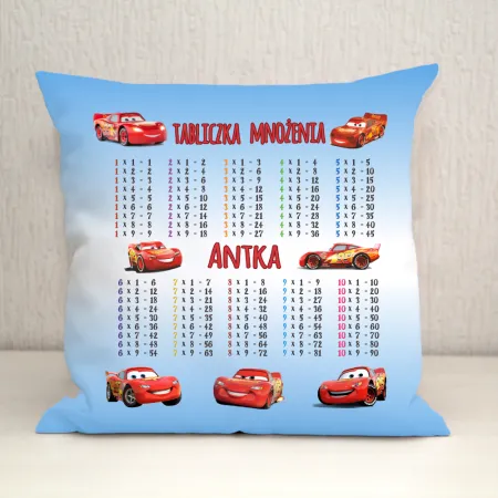 Poduszka z tabliczką mnożenia