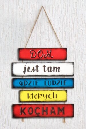 Tabliczka „Dom jest tam …”